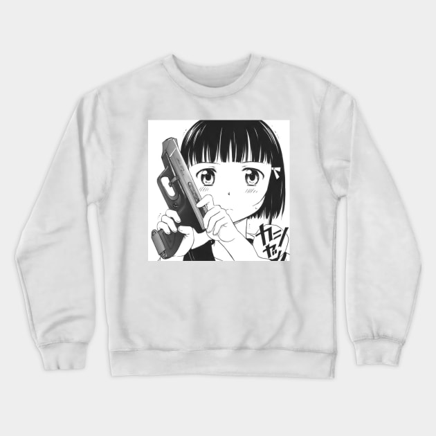 Angry Loli Crewneck Sweatshirt by KokoroPopShop